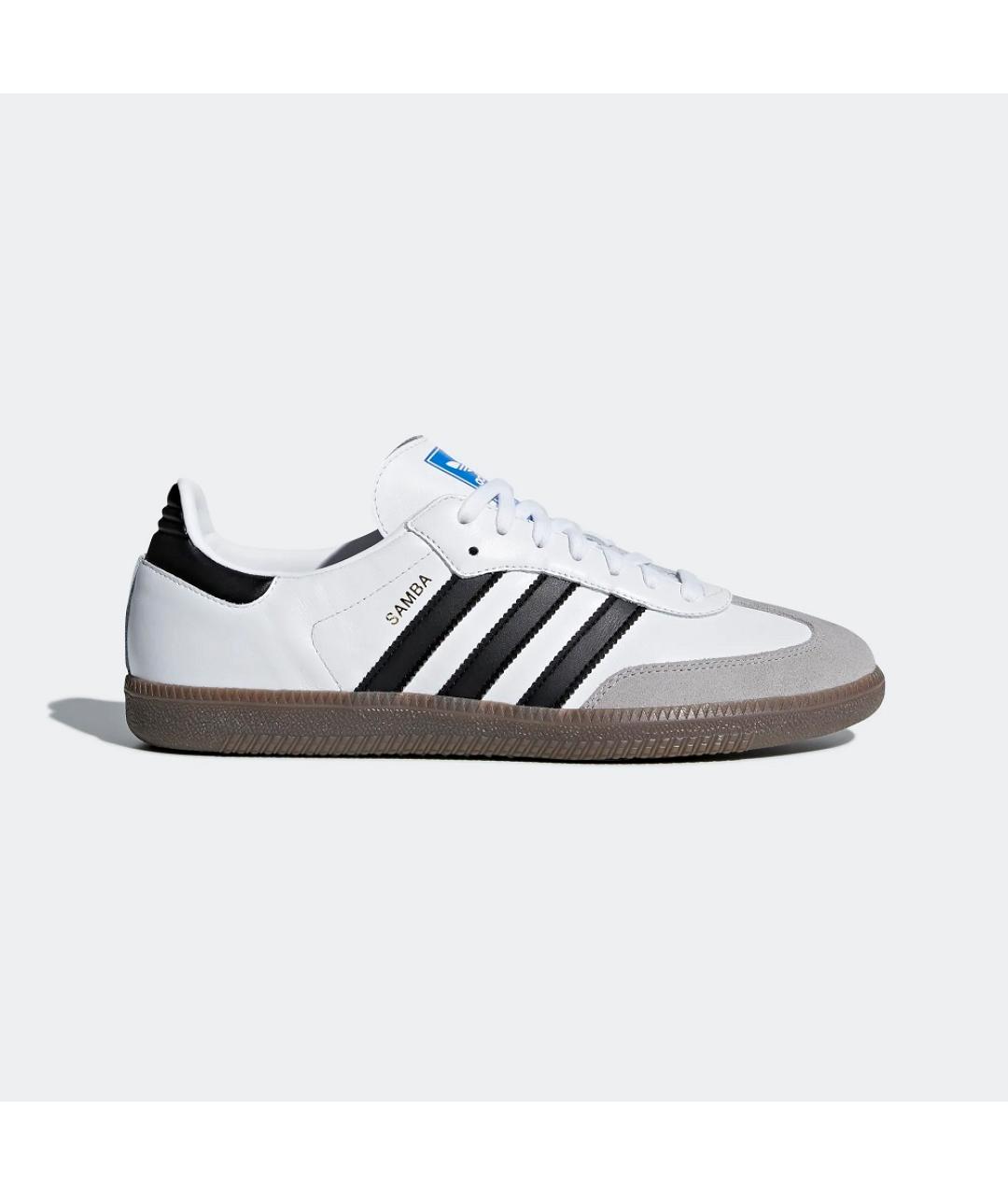 ADIDAS Белые кожаные кеды, фото 9