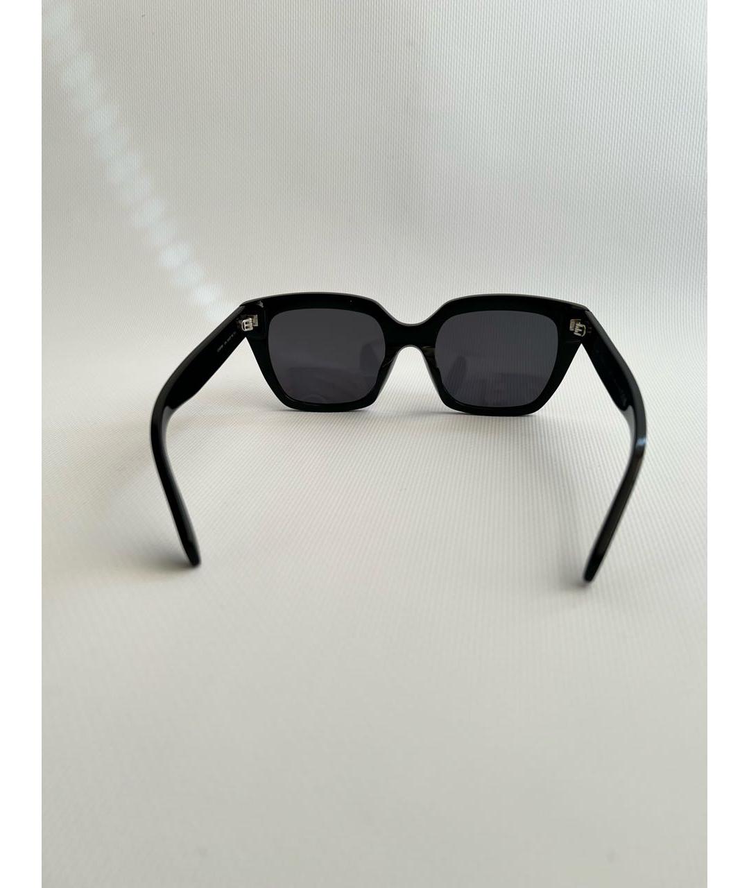 CELINE PRE-OWNED Черные солнцезащитные очки, фото 4