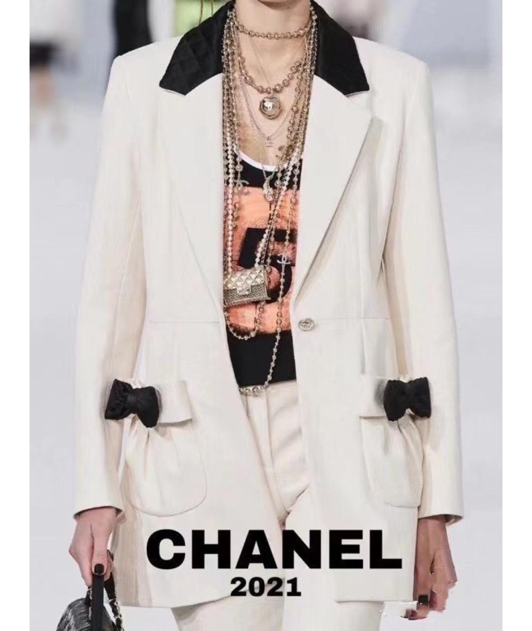 CHANEL PRE-OWNED Золотое колье, фото 5