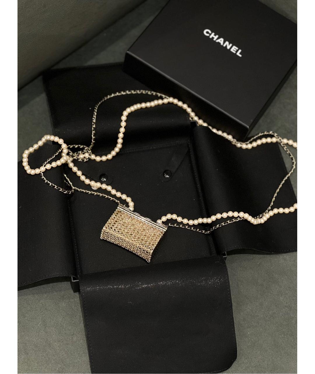 CHANEL PRE-OWNED Золотое колье, фото 3