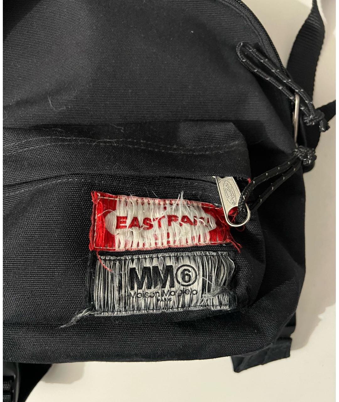 MM6 MAISON MARGIELA Черная тканевая сумка через плечо, фото 4