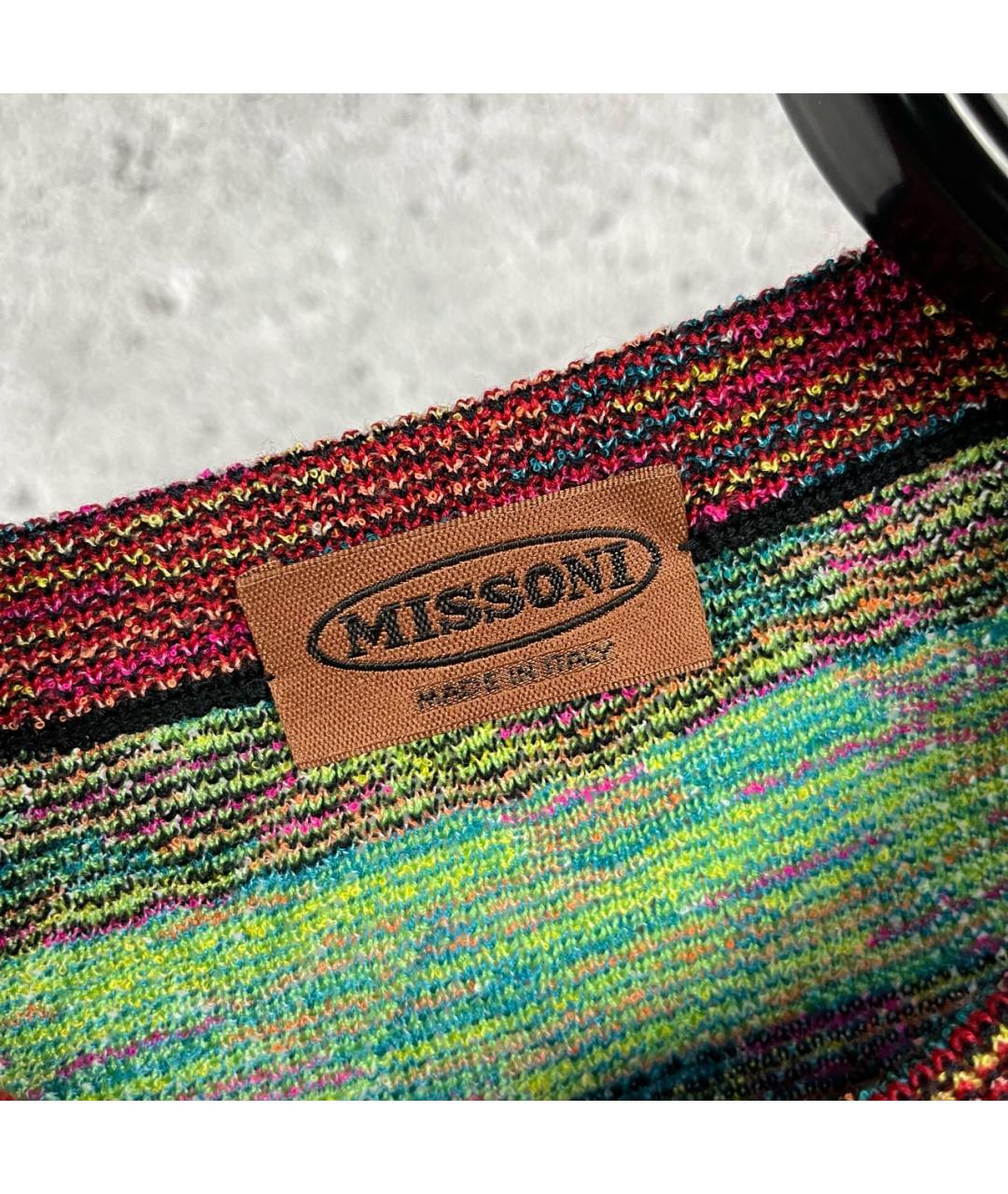 MISSONI Мульти хлопко-эластановый джемпер / свитер, фото 3