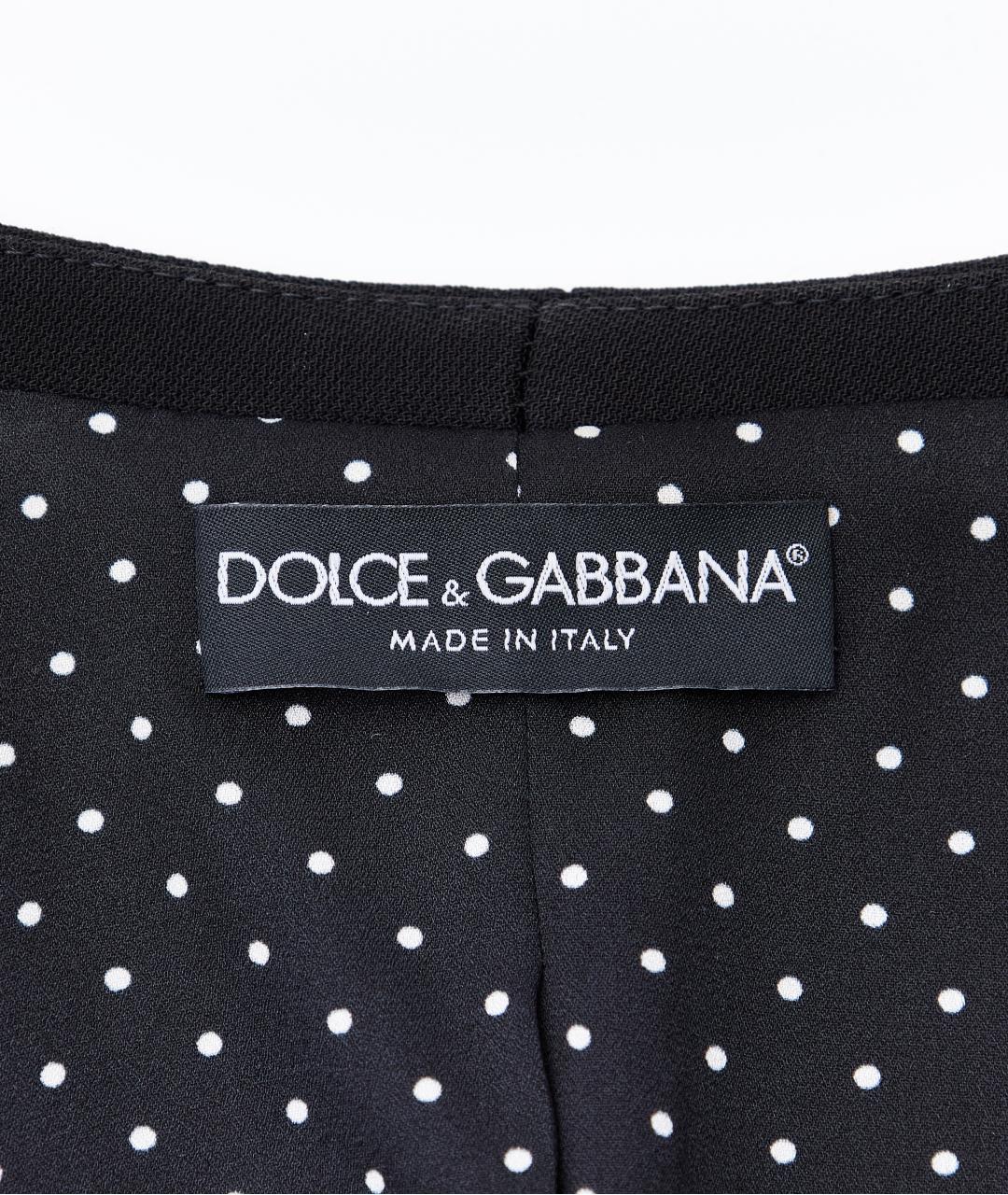 DOLCE&GABBANA Черный шерстяной жакет/пиджак, фото 5