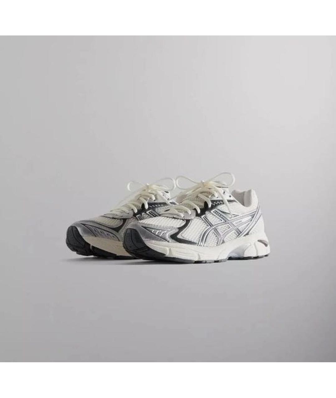 ASICS Серые текстильные низкие кроссовки / кеды, фото 3