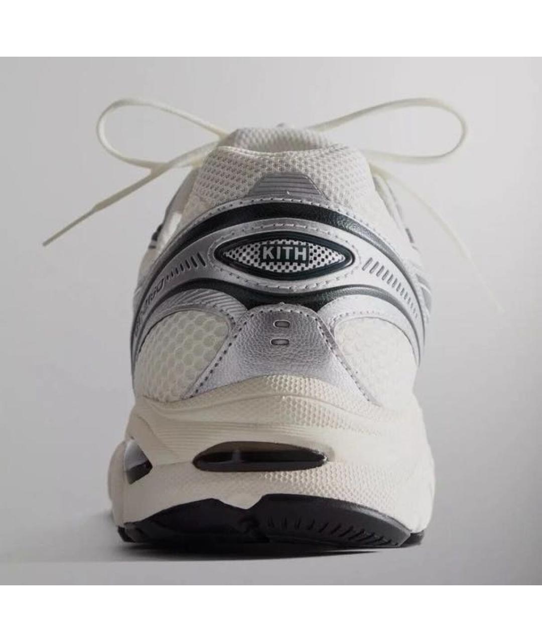 ASICS Серые текстильные низкие кроссовки / кеды, фото 4