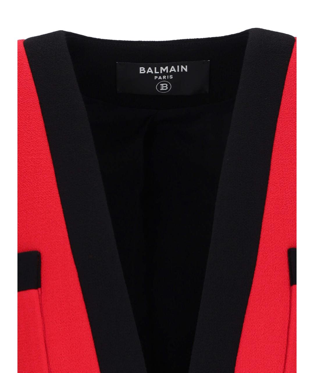 BALMAIN Красный жакет/пиджак, фото 4