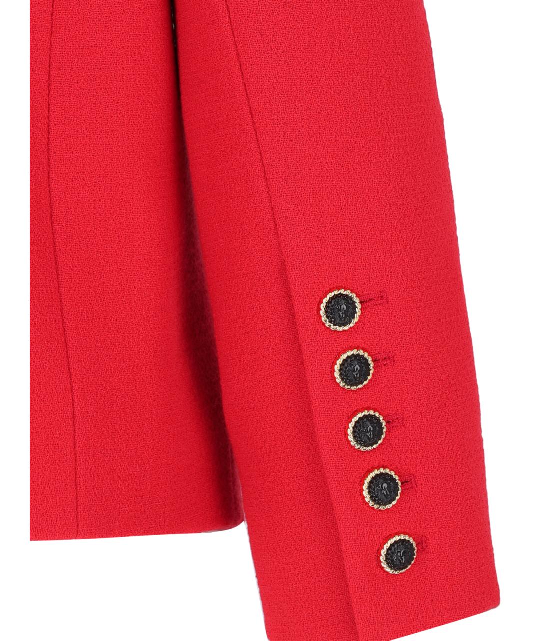 BALMAIN Красный жакет/пиджак, фото 5