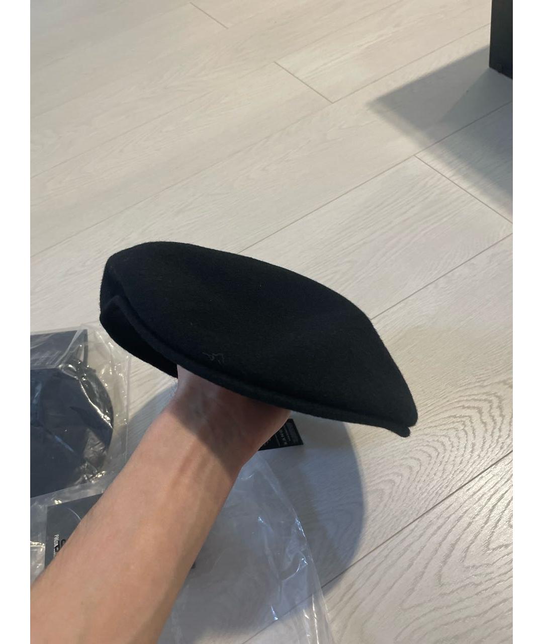 Kangol Черная шерстяная кепка/бейсболка, фото 3