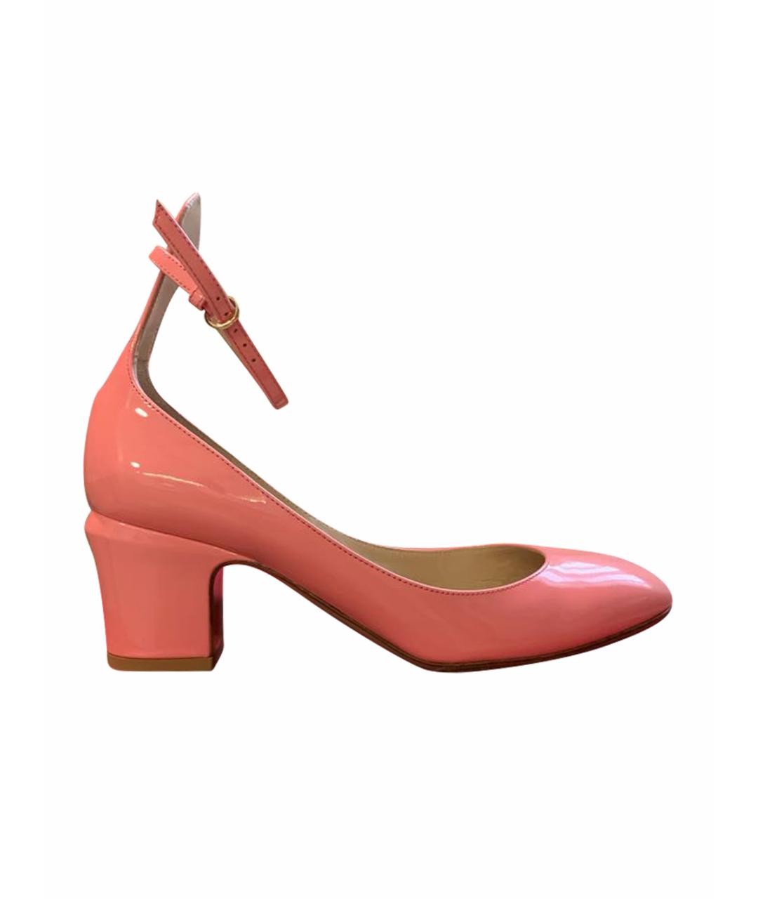 VALENTINO Розовые туфли из лакированной кожи, фото 1