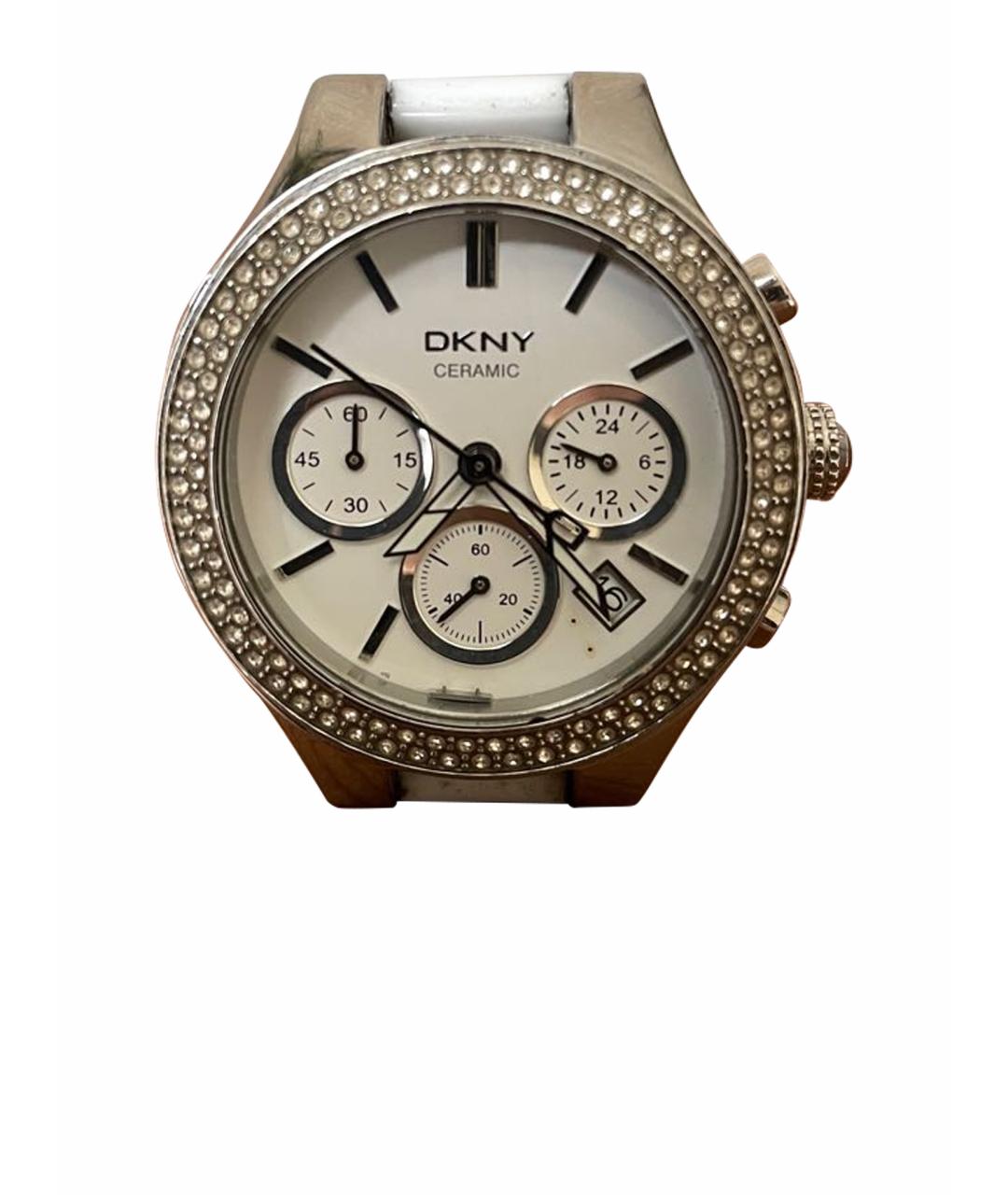 DKNY Белые керамические часы, фото 1