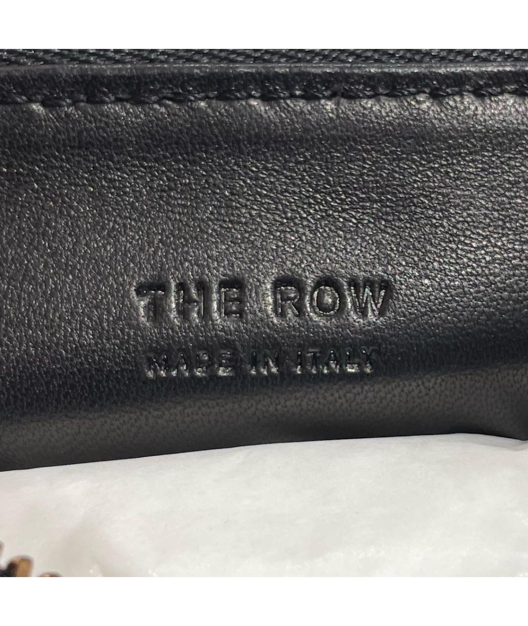 THE ROW Темно-синяя замшевая сумка с короткими ручками, фото 4