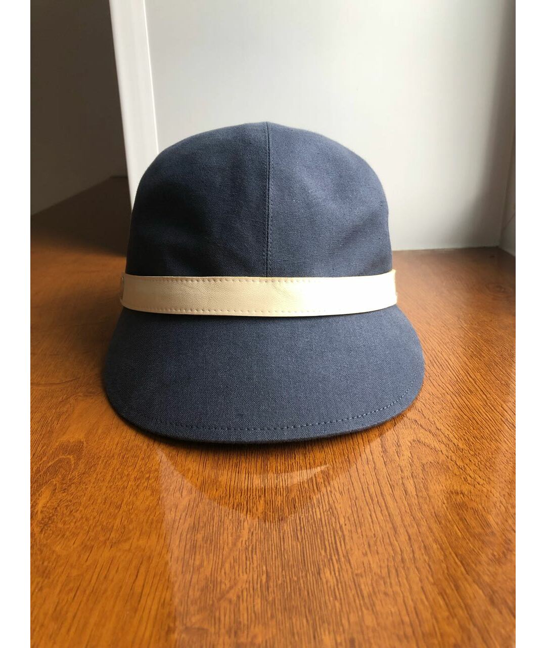 HERMES PRE-OWNED Синяя льняная кепка, фото 8