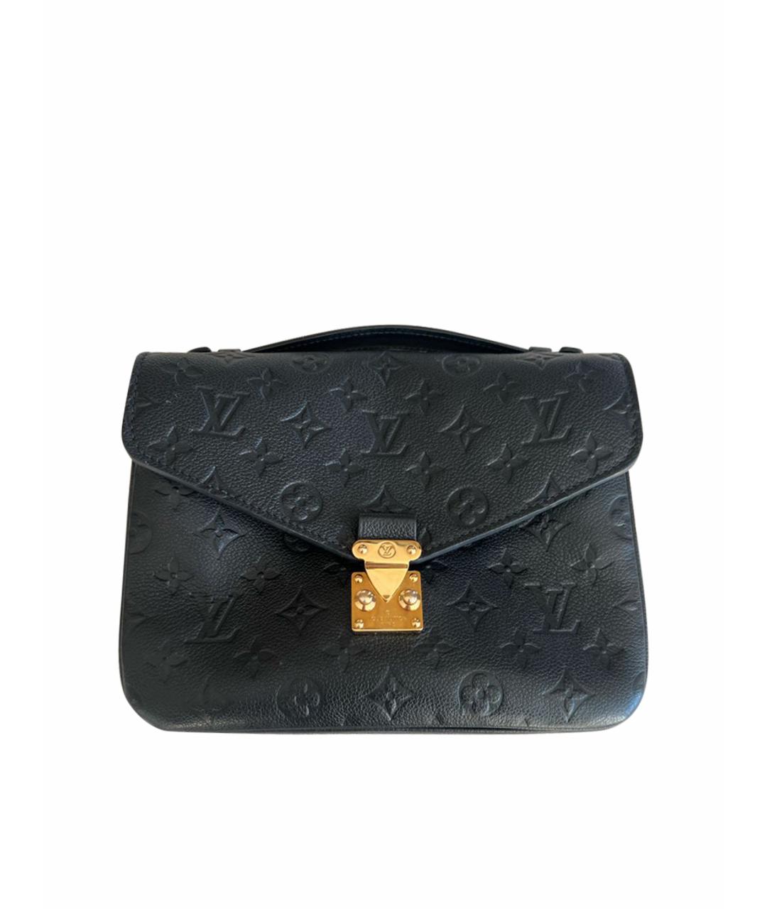 LOUIS VUITTON PRE-OWNED Черная кожаная сумка через плечо, фото 1