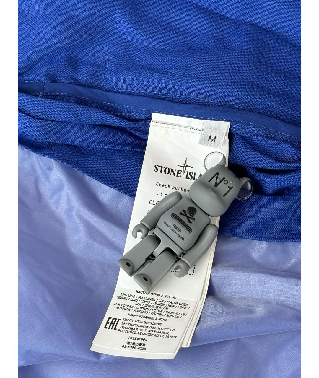 STONE ISLAND Синяя куртка, фото 4