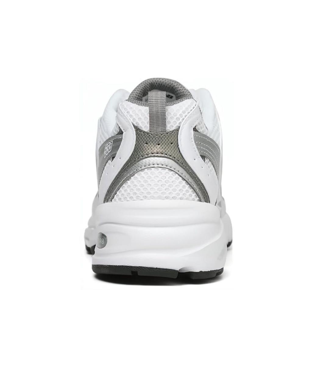 NEW BALANCE Серебряные текстильные кроссовки, фото 4