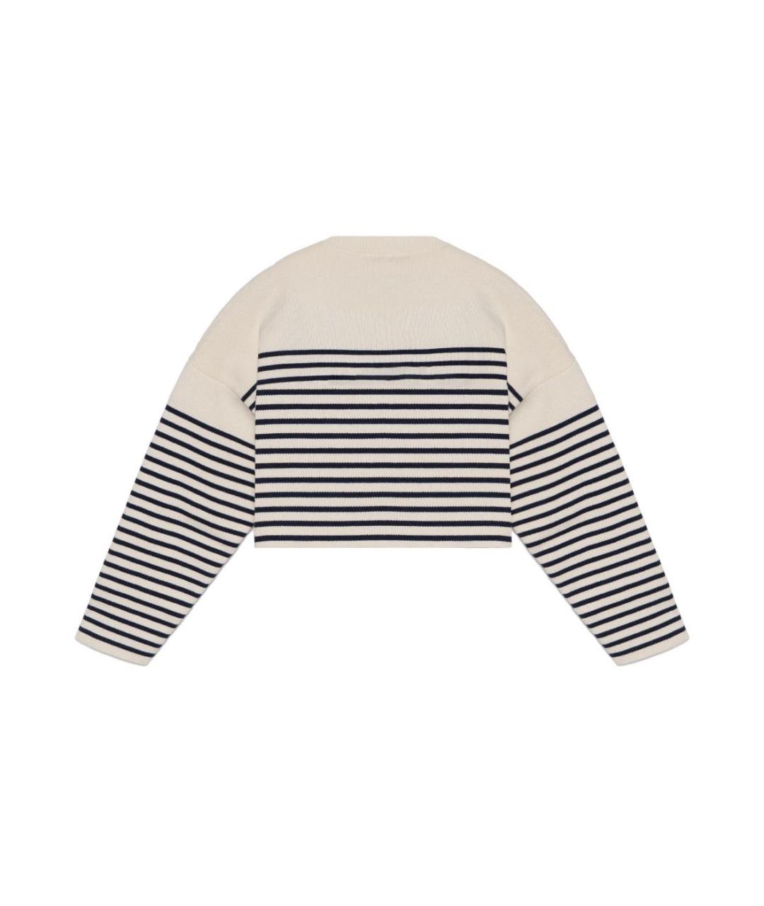 CELINE PRE-OWNED Бежевый хлопковый джемпер / свитер, фото 2