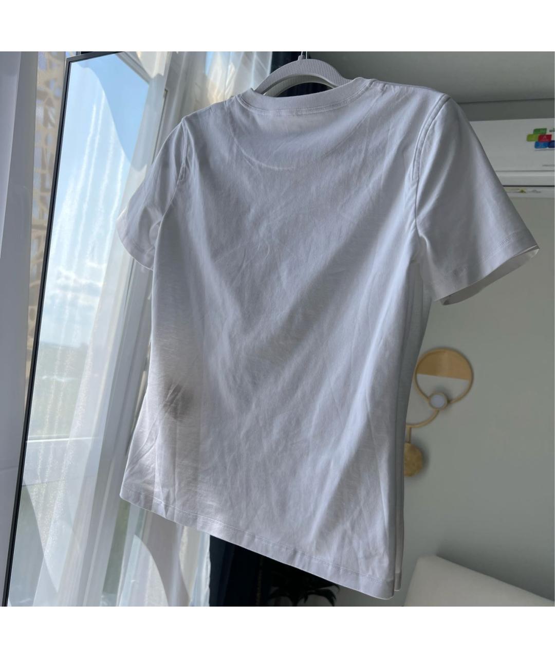 HERMES PRE-OWNED Белая хлопковая футболка, фото 2