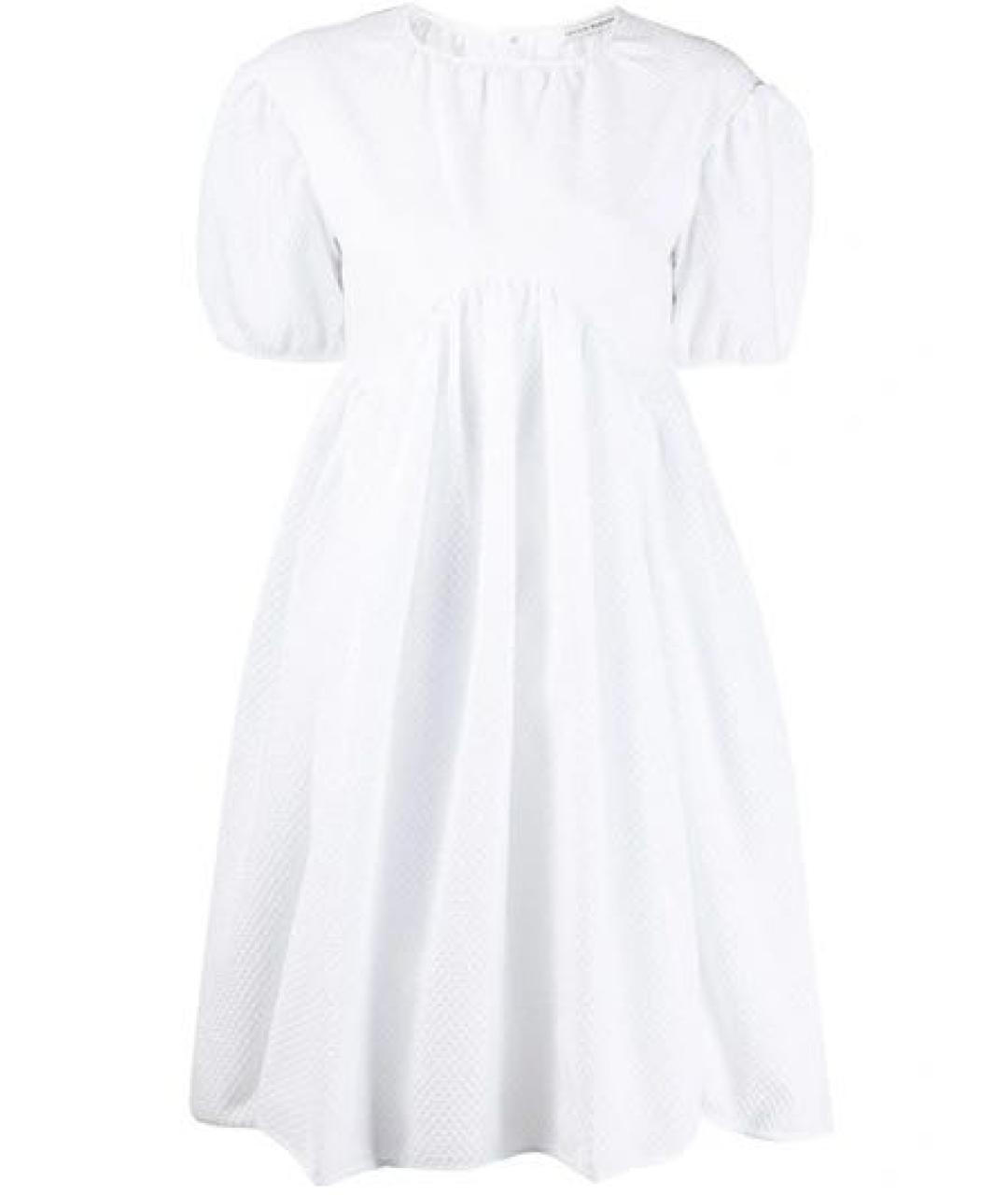 CECILIE BAHNSEN Белое полиэстеровое коктейльное платье, фото 1