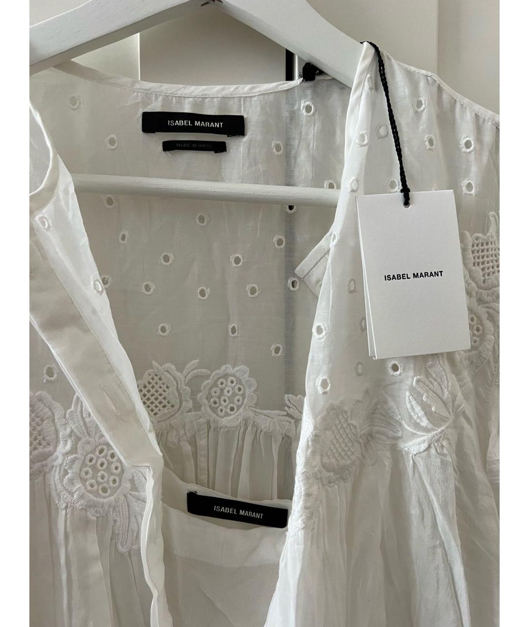 ISABEL MARANT Белое хлопковое платье, фото 3