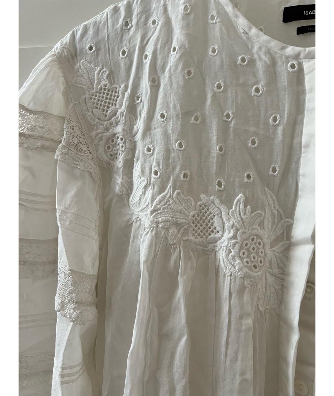 ISABEL MARANT Белое хлопковое платье, фото 4