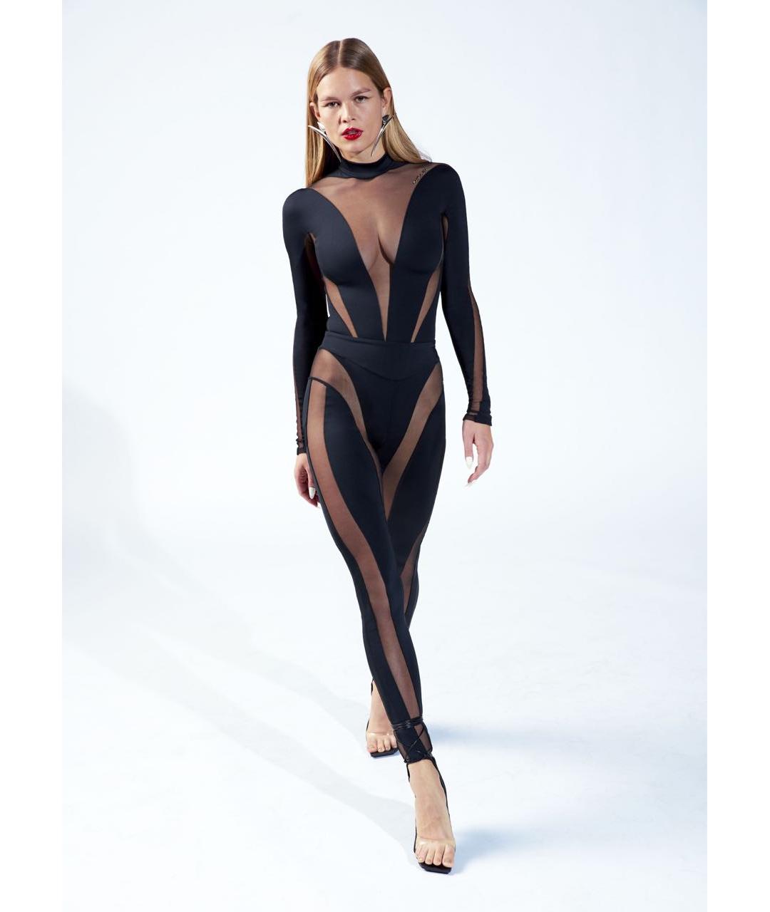 MUGLER Черное боди, фото 3