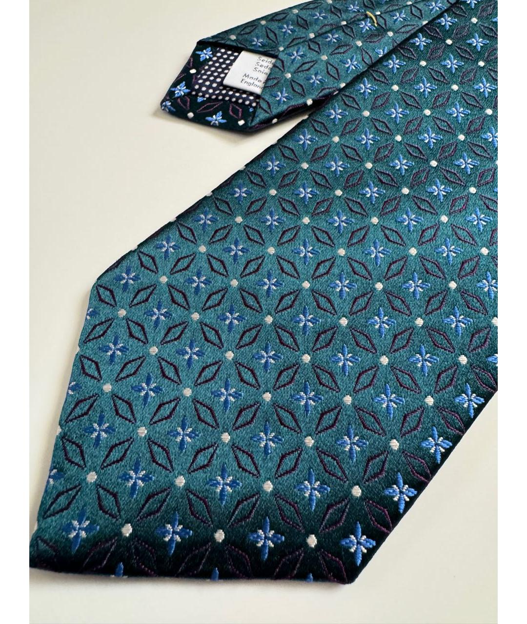 ETON Зеленый шелковый галстук, фото 4