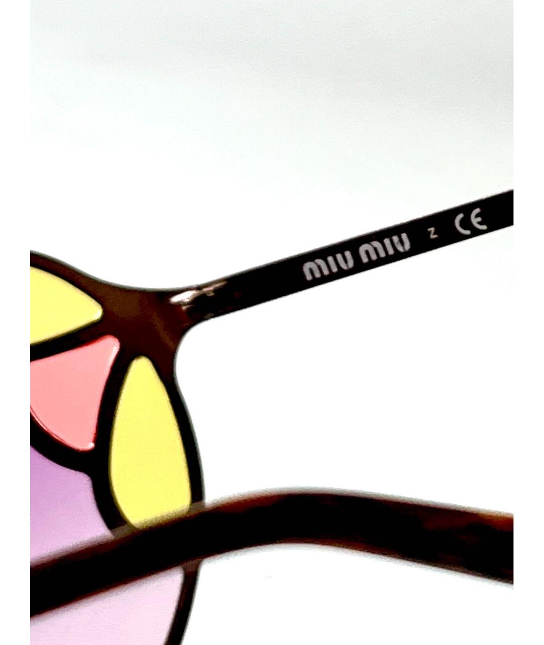 MIU MIU Фиолетовые солнцезащитные очки, фото 4