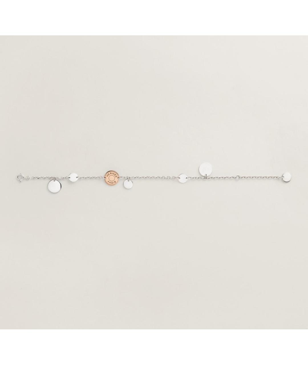 HERMES Серебрянный серебряный браслет, фото 4