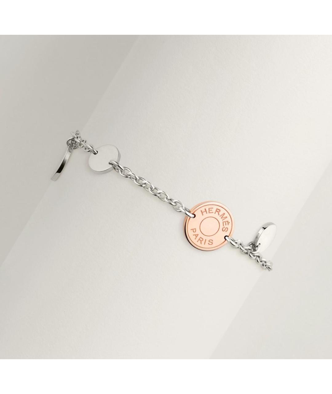 HERMES Серебрянный серебряный браслет, фото 2