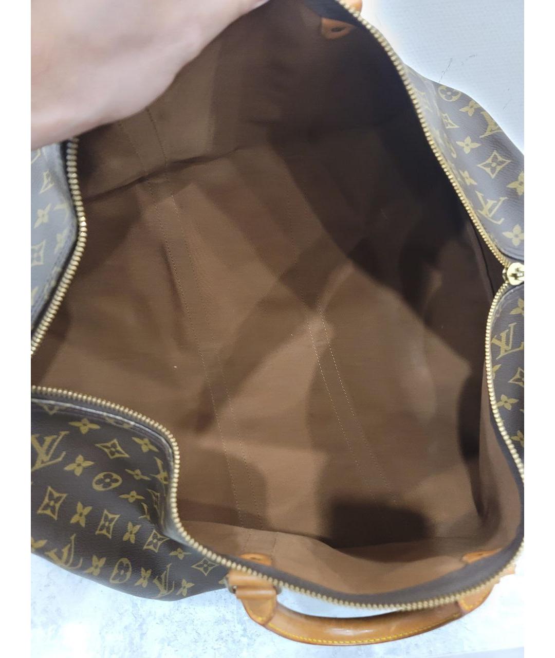 LOUIS VUITTON PRE-OWNED Кожаная дорожная/спортивная сумка, фото 7