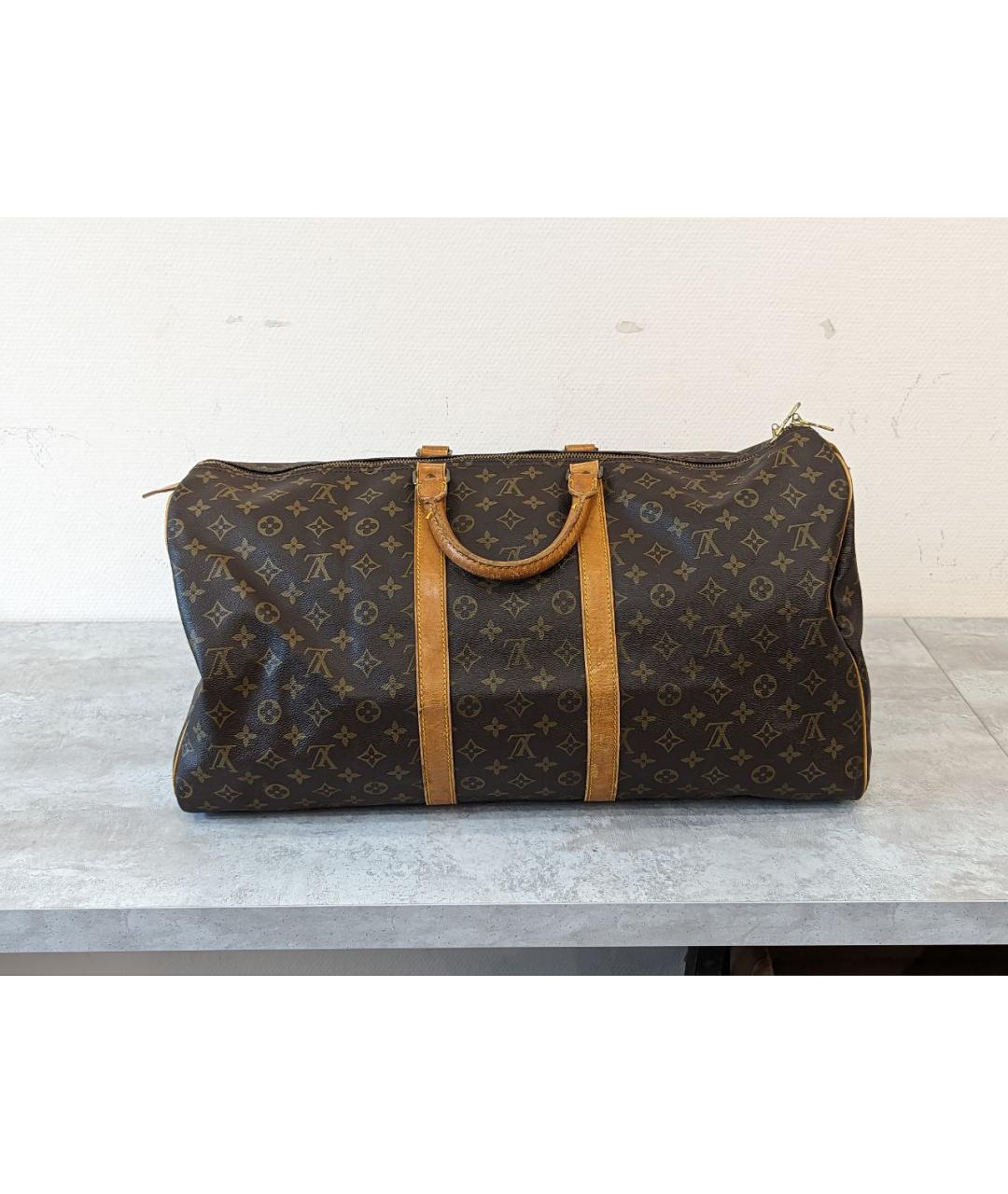 LOUIS VUITTON PRE-OWNED Кожаная дорожная/спортивная сумка, фото 8