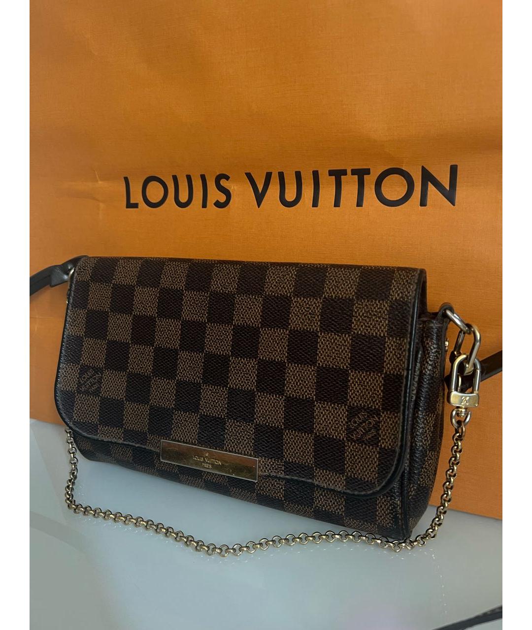 LOUIS VUITTON Коричневая сумка через плечо, фото 2