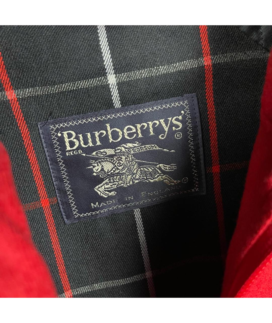 BURBERRY Красная шерстяная куртка, фото 5