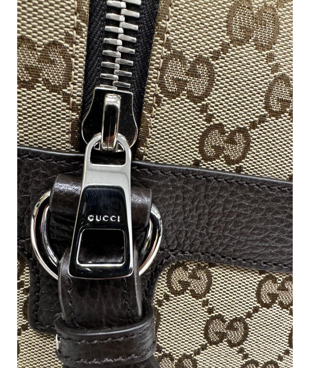 GUCCI Бежевая дорожная/спортивная сумка, фото 5