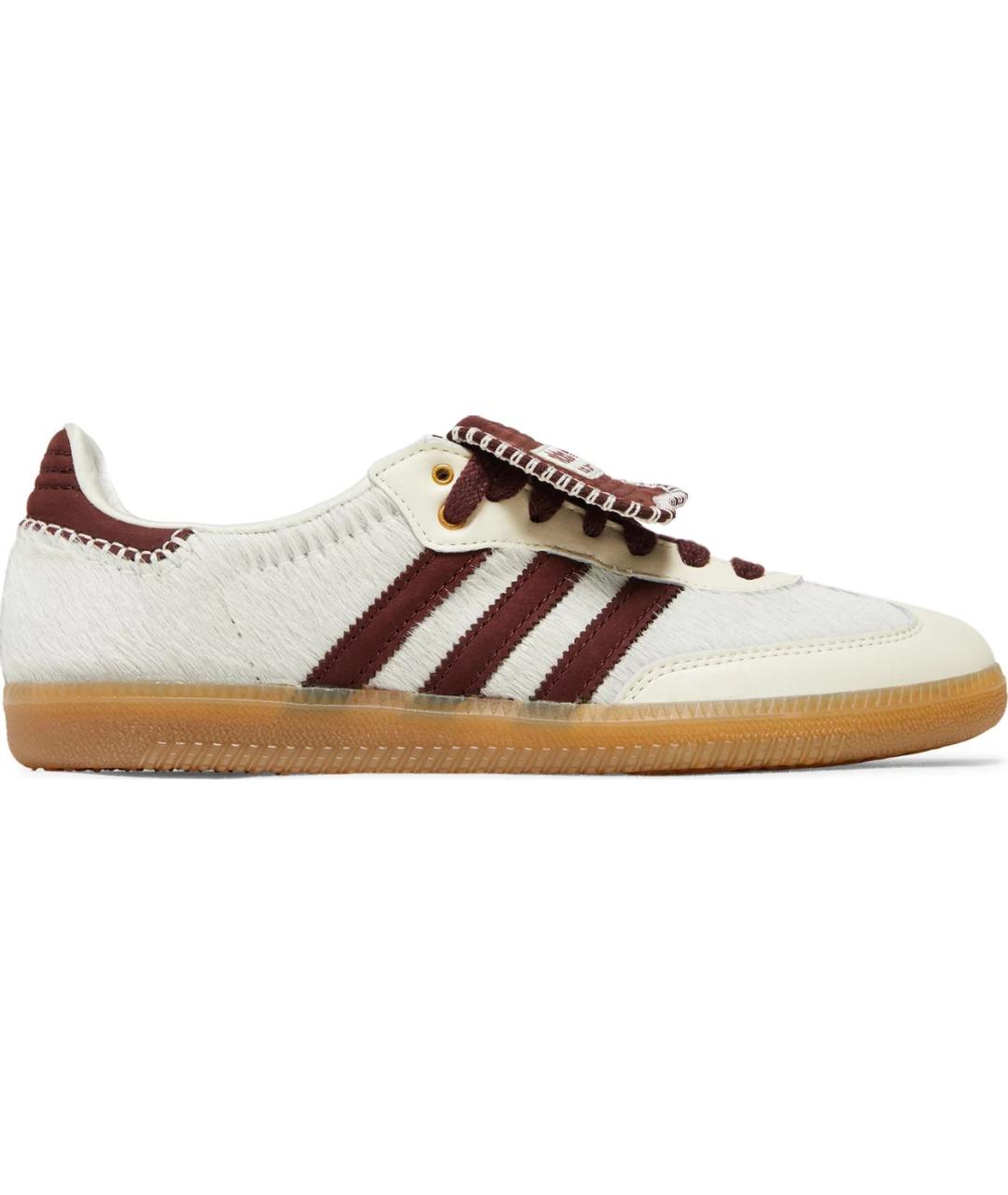 ADIDAS Бежевые замшевые низкие кроссовки / кеды, фото 1