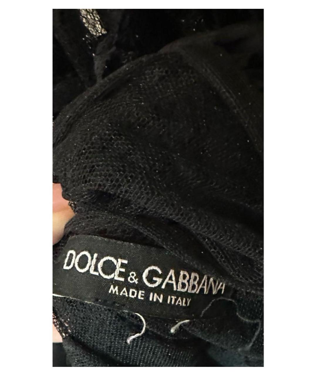 DOLCE&GABBANA Черное вечернее платье, фото 5