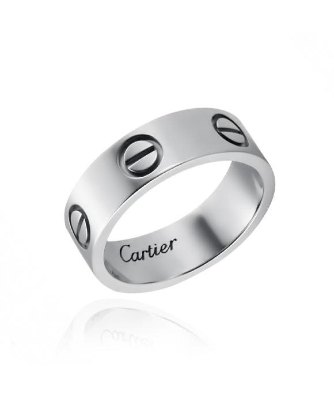 CARTIER Серебряное кольцо из белого золота, фото 1