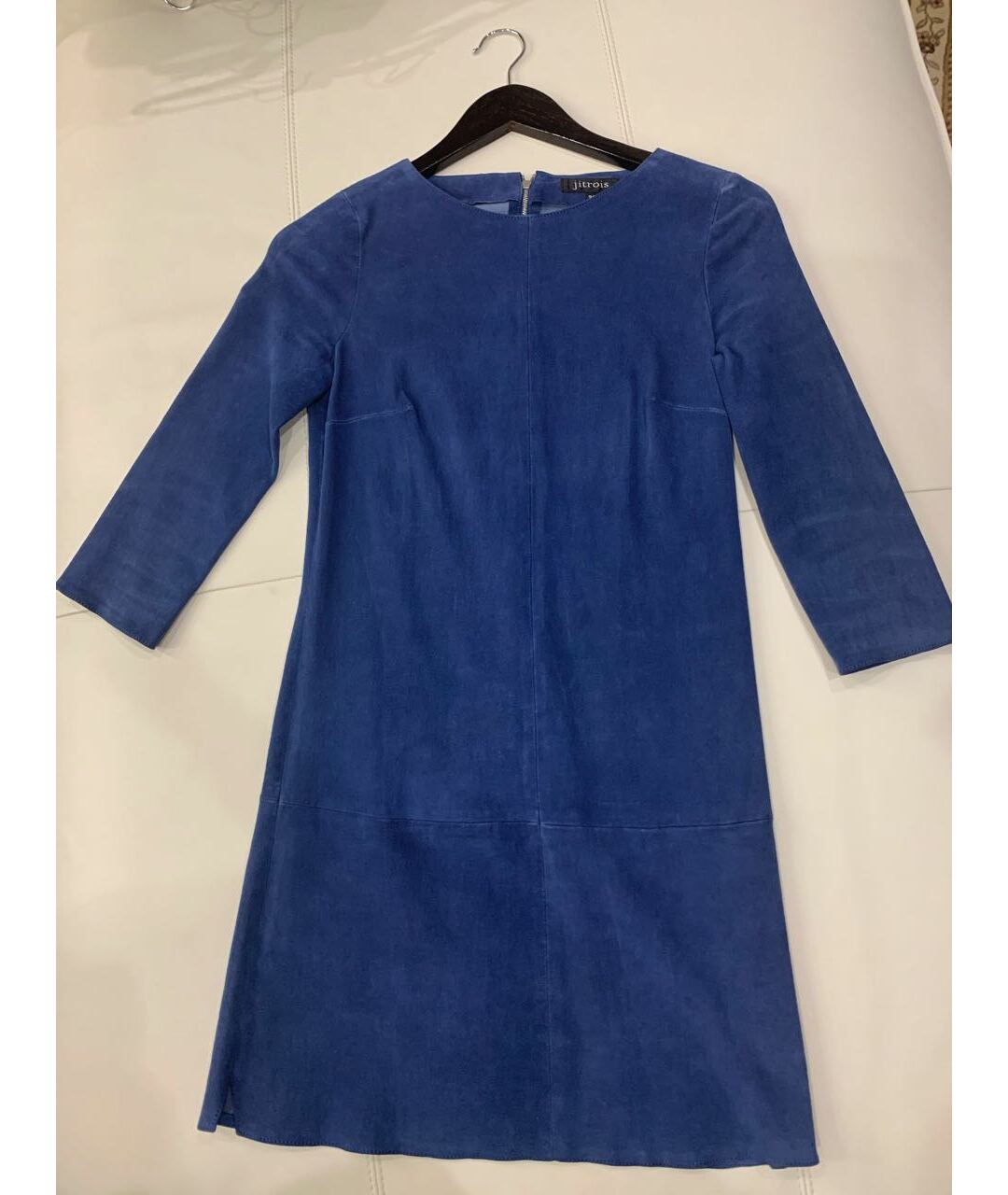 JITROIS Синее замшевое коктейльное платье, фото 2