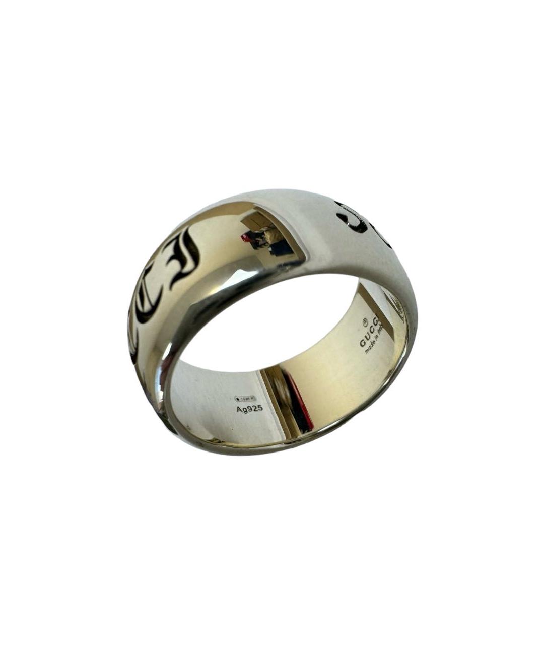 GUCCI Серебряное серебряное кольцо, фото 4