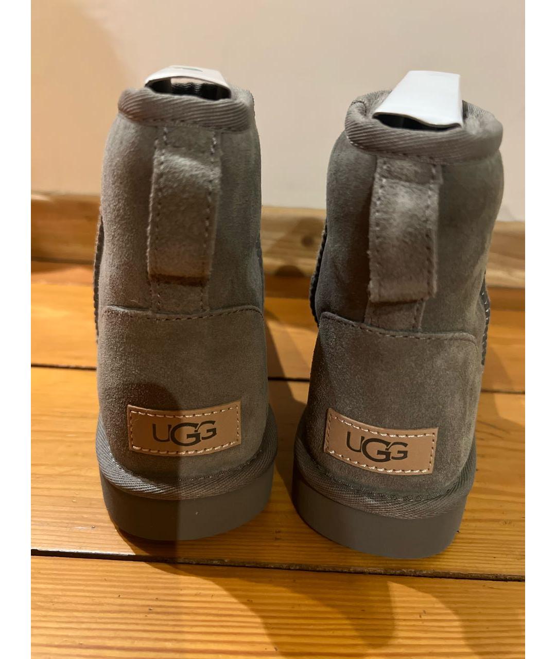 UGG AUSTRALIA Бежевые ботинки, фото 4