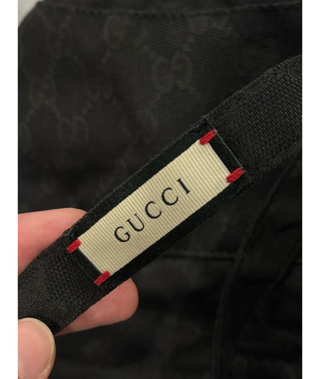 GUCCI Черная шляпа, фото 4