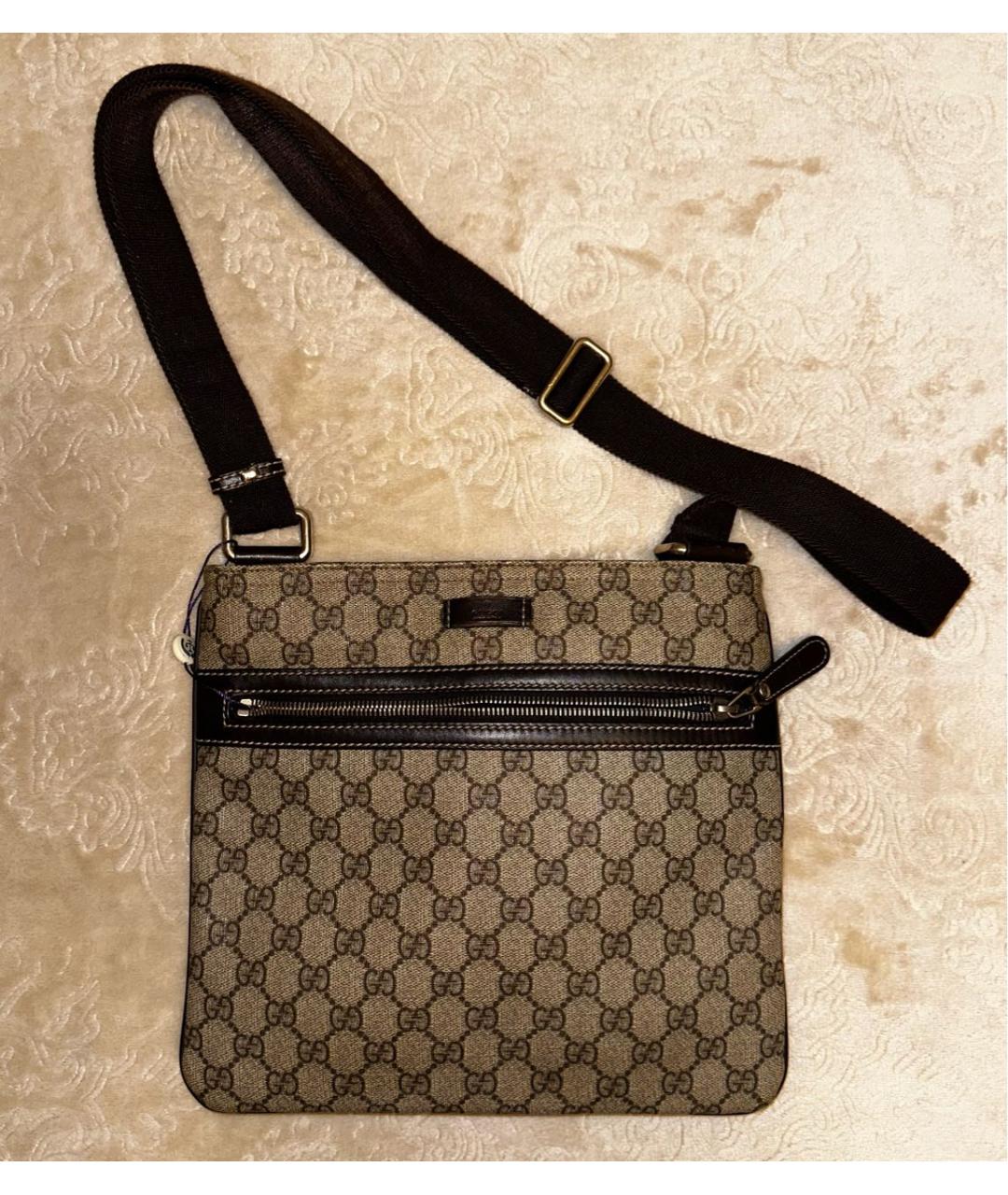 GUCCI Мульти кожаная барсетка, фото 8