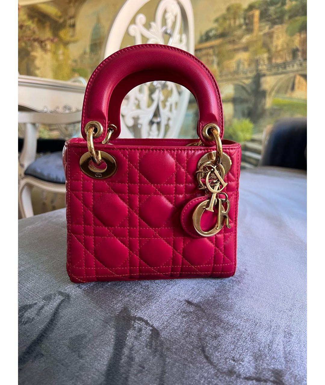 Lady dior mini red online