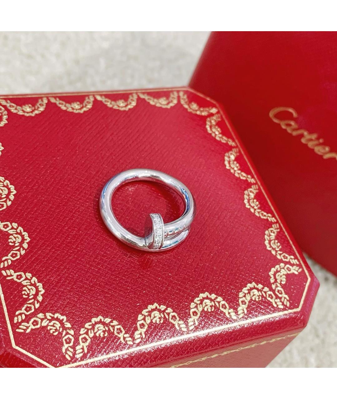 CARTIER Серебряное кольцо из белого золота, фото 6