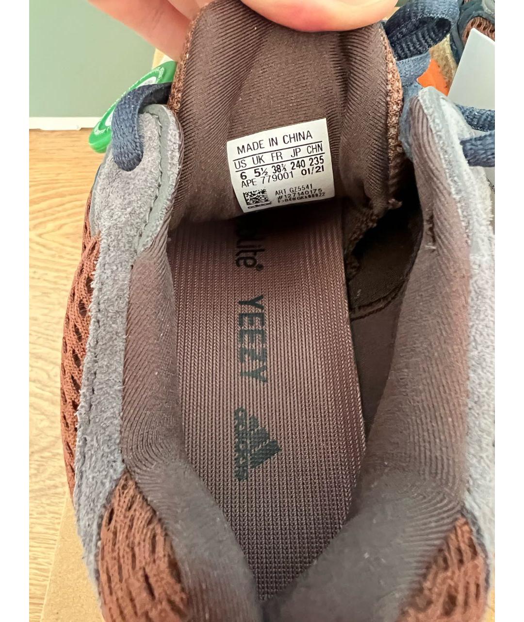 ADIDAS YEEZY Замшевые кроссовки, фото 5