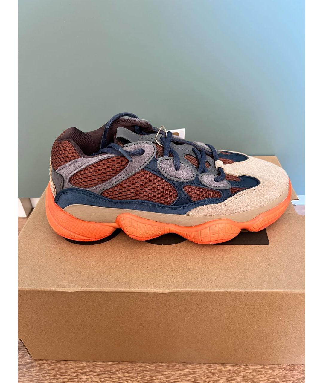 ADIDAS YEEZY Замшевые кроссовки, фото 7