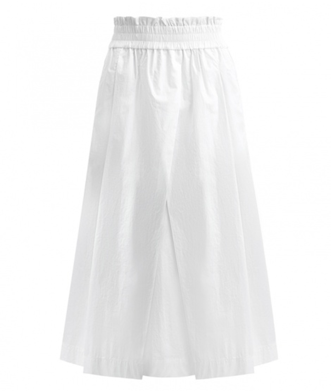BOGNER Белая хлопковая юбка миди, фото 1