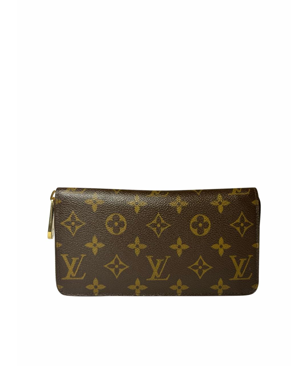 LOUIS VUITTON Коричневый кошелек, фото 1