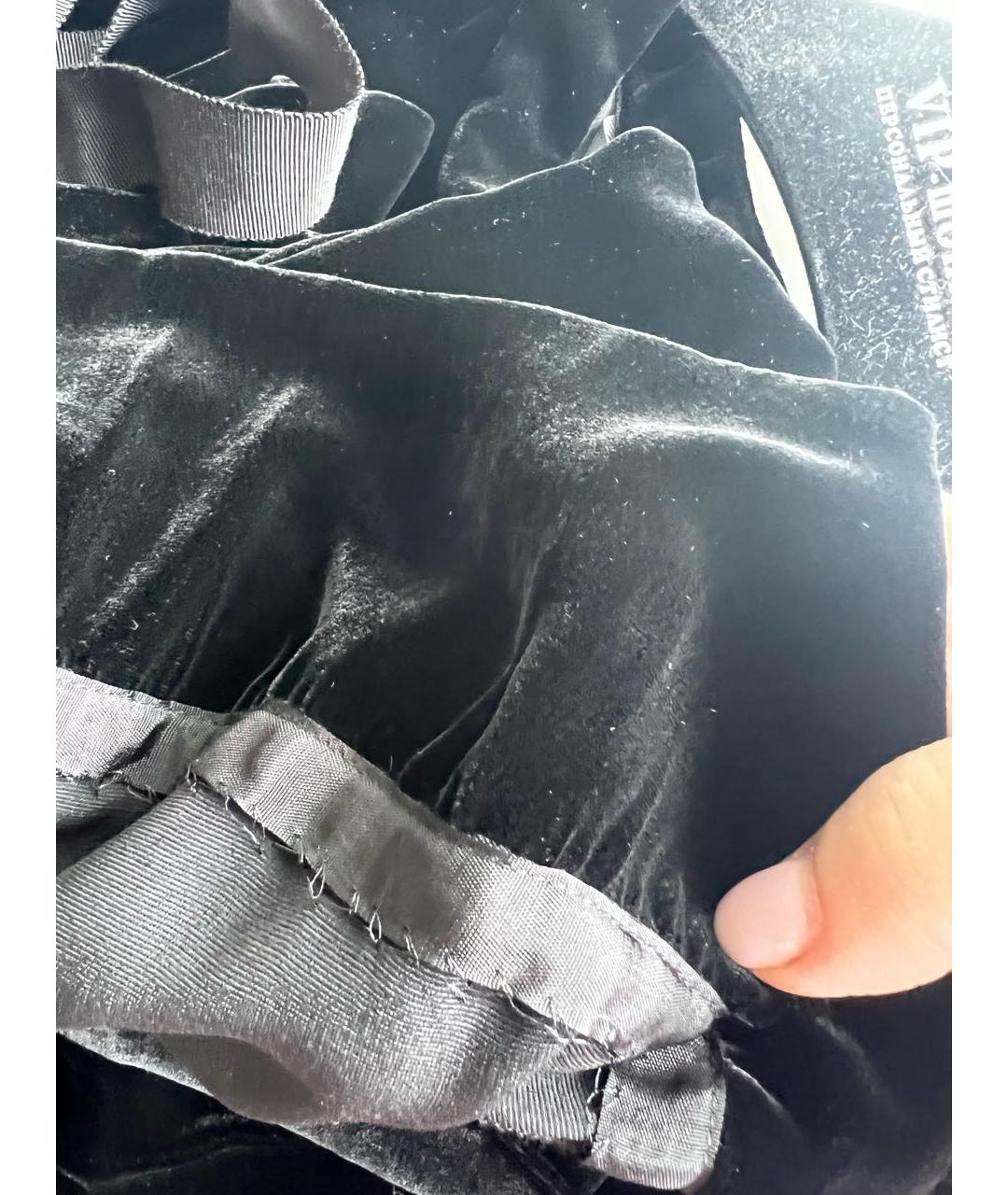 MARC JACOBS Черное бархатное коктейльное платье, фото 7