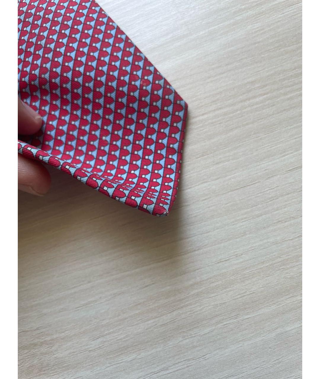 HERMES PRE-OWNED Мульти шелковый галстук, фото 5